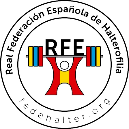 Emblema de la Real Federación Española de Halterofilia